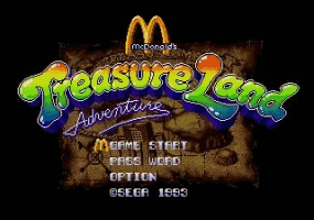 McDonalds Treasure Land Adventure Title Screen